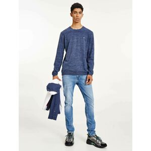 Tommy Jeans pánský tmavě modrý svetr - XXL (C87)